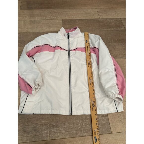 WILSON WOMENS ACTIVE WHITE PINK AND WHITE JACKET 20W-22W - Picture 2 of 6